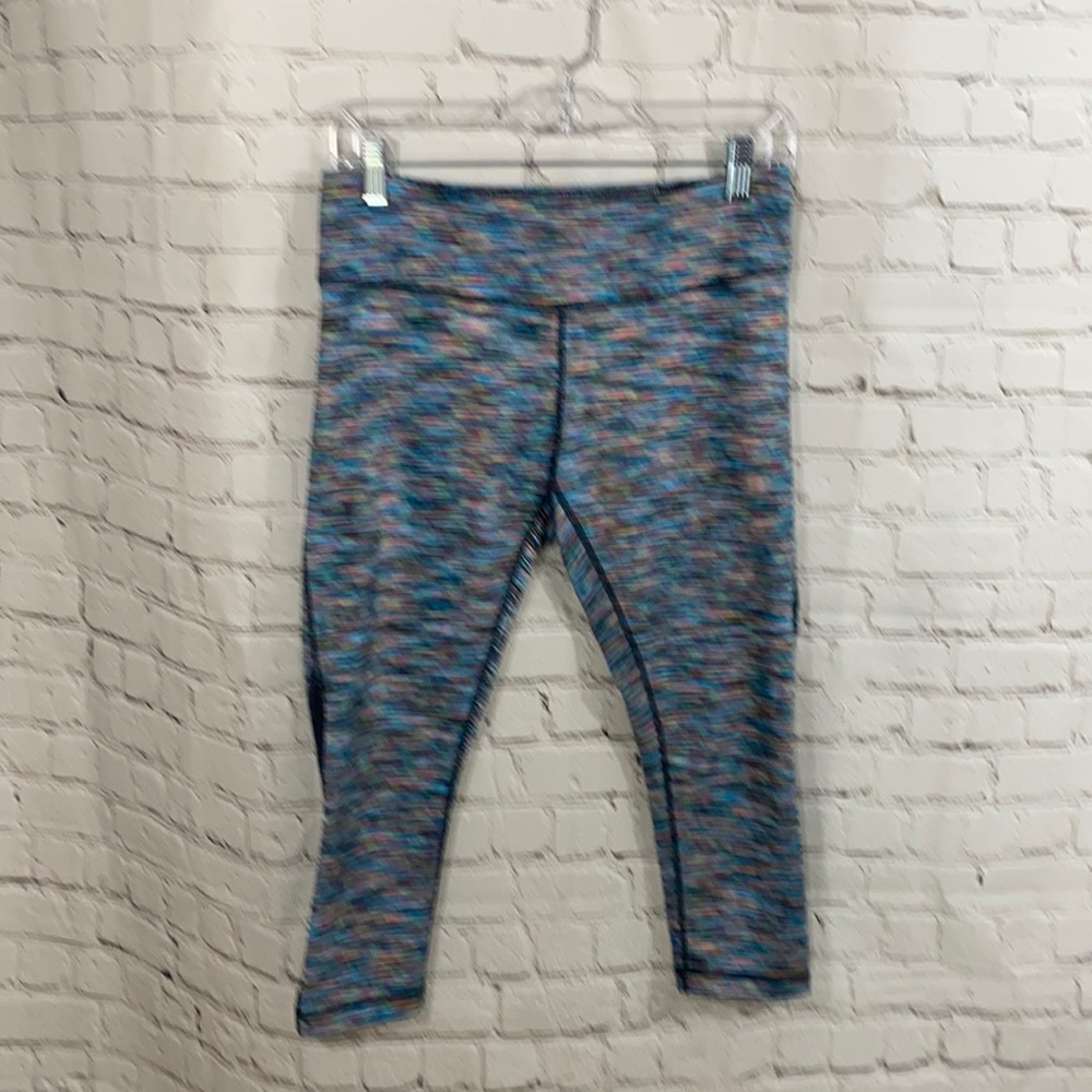 Zella space dye capri length leggings